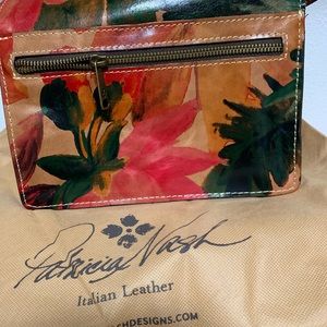 Patricia Nash, Floral Leather Crossbody bag,